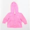 Matalan Girls Pink Rain Coat Coat Size 9-12 Months