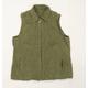 Unbranded Womens Green Chambray Gilet Waistcoat Size 16