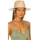 Lack of Color Seashells Fedora Hat in Neutral. Size L.