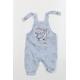 Disney Baby Boys Blue Dungaree One-Piece Size 0-3 Months - Tigger