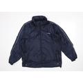 Diadora Mens Blue Windbreaker Jacket Size M