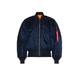 ALPHA INDUSTRIES MA-1 Bomber Jacket in Navy. Size L, M, S, XS.