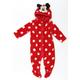 Disney Girls Red Polka Dot Babygrow One-Piece Size 12 Months - mickey mouse onesie