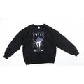 Gildan Mens Black Pullover Sweatshirt Size L - graphic