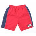 F&F Boys Red Nylon Sweat Shorts Size 15-16 Years Regular
