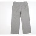 Rocha John Rocha Womens Grey Knit Trousers Size 14 L29 in