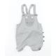 NEXT Baby Grey Dungaree One-Piece Size 3-6 Months - dinosaurs