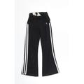 adidas Girls Black Sweatpants Trousers Size 5-6 Years