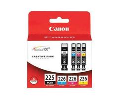 Canon 4530B008 PGI-225 Black CLI-226 Color Ink Tanks - Pack Of 4
