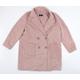 Marks and Spencer Womens Pink Jacket Coat Size 18