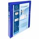 Exacompta Kreacover Personal Ring Binder A4 Plus 4 Rings 30mm 3 Pockets Pack of 10, Blue