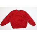 Gildan Mens Red Cotton Pullover Sweatshirt Size 2XL