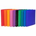 Exacompta Ring Binder OPAK 2 Ring 15mm A4 Ring Binder Pack of 10 Assorted, Assorted