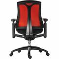 Teknik Office Rapport Luxury Mesh Executive Chair, red