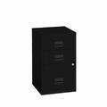 Pierre Henry 3 Drawer Combi Filing Cabinet A4, black