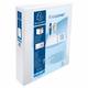 Exacompta Kreacover Personal Ring Binder A4 Plus 2 Rings 40mm 2 Pockets Pack of 10 White, white