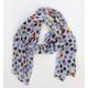 Preworn Womens White Polka Dot Scarf