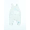 George Baby Grey Dungaree One-Piece Size 0-3 Months - whale