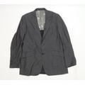 Simon Carter Mens Grey Jacket Suit Jacket Size L