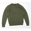 Bench Mens Green Pullover Jumper Size S