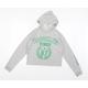 Candy Couture Girls Grey Jersey Pullover Hoodie Size 16 Years - Cropped Hoodie