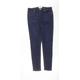 Miss Selfridge Womens Blue Denim Skinny Jeans Size 12 L29 in
