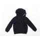 M&S Boys Black Pullover Hoodie Size 2-3 Years