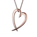 Shaun Leane Signature 18ct Rose Gold Plated Sterling Silver Heart Necklace D - Default Title / Rose Gold