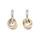 Hot Diamonds Trio Yellow and Rose Gold Plated Earrings