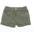 Denim Co Girls Green Denim Cargo Shorts Size 3-4 Years