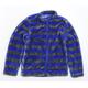 M&Co Boys Multicoloured Striped Fleece Jacket Size 10 Years