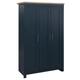 Highgate - 3 Door Wardrobe - Blue/Oak - Wooden - Happy Beds