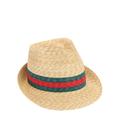 Straw Hat With Web Detail