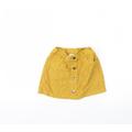 F&F Girls Yellow Mini Skirt Size 5 Years