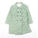 ROXY Womens Green Polka Dot Varsity Jacket Coat Size L