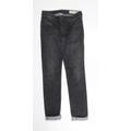 Diesel Mens Grey Cotton Skinny Jeans Size 28 in L27 in Regular Zip