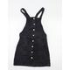 Miss Selfridge Womens Black Pinafore/Dungaree Dress Size XS