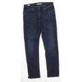 Levi's Premium Mens Blue Cotton Straight Jeans Size 31 in L29 in Slim