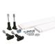 800-1200mm Leg & Panel Shower Tray Riser Kit Pack - White