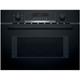 Bosch Series 4 44L Built-in Combination Microwave Oven with Grill - Black