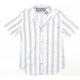 FCUK Mens White Striped Button-Up Size M