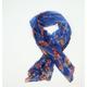 Preworn Womens Blue Paisley Scarf