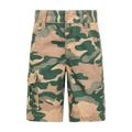 Camo Cargo Kids Shorts - Beige