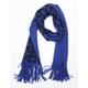 Preworn Unisex Blue Animal Print Scarf