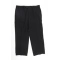M&S Womens Black Capri Trousers Size 36 in L29 in