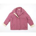 Berkertex Womens Pink Overcoat Coat Size 14
