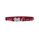 Red Dingo White Stars and Red Dog Collar - Large (41-64cm)