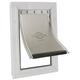 Staywell 600 Series White Aluminium Dog Flap - Medium