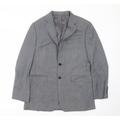 Charles Tyrwhitt Mens Grey Wool Jacket Suit Jacket Size 40