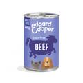 Edgard and Cooper Delightful Beef Adult Dog Food Tins - 6 x 400g